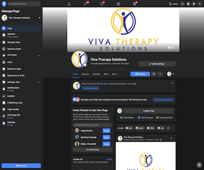 Viva Therapy Solutions Facebook Page